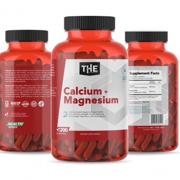 kalcijum i magnezijum 200 kapsula the nutrition (2)
